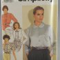 Simplicity 7379 Sewing Pattern Misses' Blouse w/ Collar Options Size 6-14