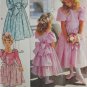 Butterick 3038 Sewing Pattern Girls' Child's Formal Dress Ruffles Size 4-6