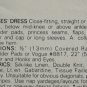 Vogue 9957 Sewing Pattern Very Easy Misses' Dress in 2 Styles Size 6-10