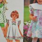 Simplicity 7726 Sewing Pattern Child's Dress Tunic Bicycle Shorts Size 2-4