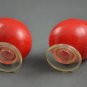 Vintage Plastic Salt & Pepper Shakers  3 Sets incl Barrel Egg Rooster