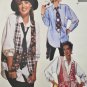 McCall's 6112 Sewing Pattern Misses' Shirt Vest & Necktie Size Small