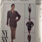 McCall's 7871 Sewing Pattern Misses' Lined Jacket Blouse & Skirt The NY Collection