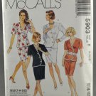 McCall's 5903 Sewing Pattern Misses' Two-Piece Dress Size 8-12