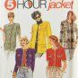 Simplicity 7964 Sewing Pattern Misses' 5 Hour Jacket Sizes 8-14 Uncut