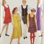 Simplicity 7939 Sewing Pattern Misses' Jumpers w/ Pleated Skirt Option Size 10-14