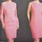 Vogue 1845 Sewing Pattern Bill Blass Misses' Dress & Jacket w/ Appliques Size 14-18