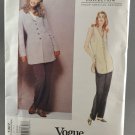 Vogue 1307 Sewing Pattern Anne Klein Designer Misses' Jacket Top & Pants Size 8-12