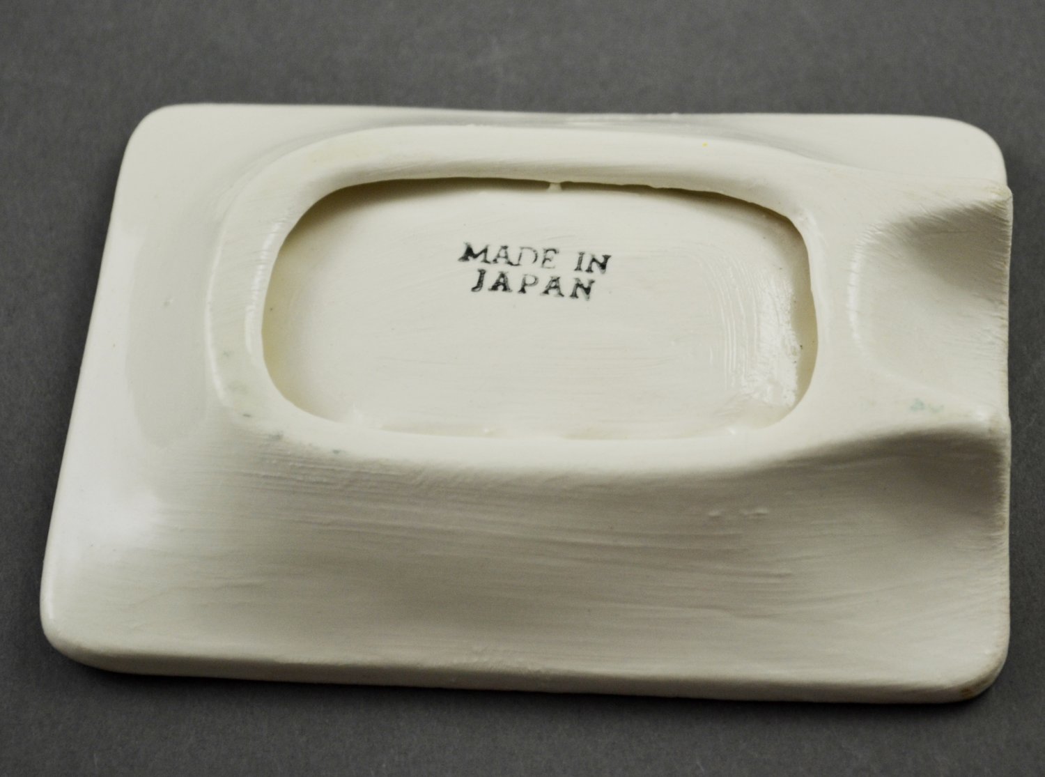 Vintage Porcelain Japan Celery Retro Spoon Rest