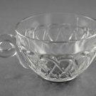 Indiana Glass Pretzel Vintage Crystal Clear Coffee Tea Cup