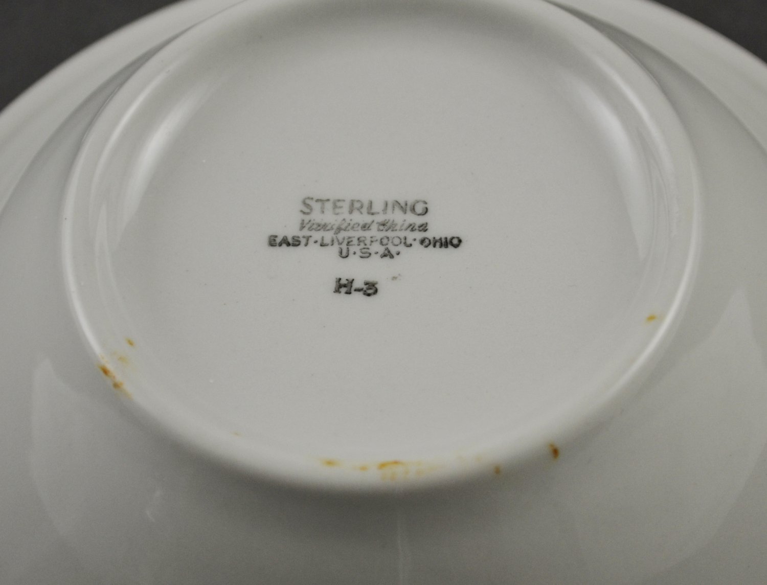 Sterling Vitrified China Restaurant Ware Set of 2 Dessert Bowls