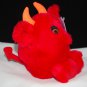 Red the Devil Puffkins Swibco Plush Bean Bag Style 6660