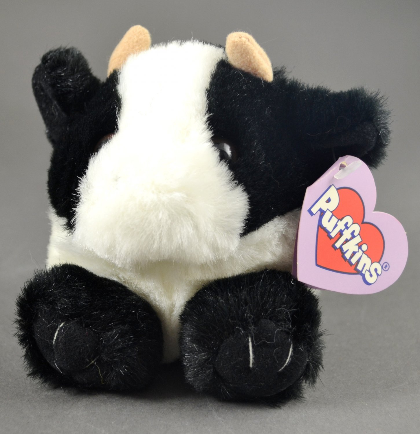 Meadow the Cow Puffkins by Swibco Style 6624 Bean Bag Plush