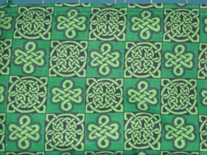 Green Celtic Knot Utility Sac