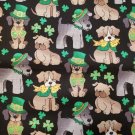 Irish Dogs on Black Utility Sac