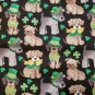 Irish Dogs on Black Utility Sac