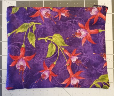 Fuchsia on Purple Utility Sac
