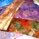 Hand dyed wool