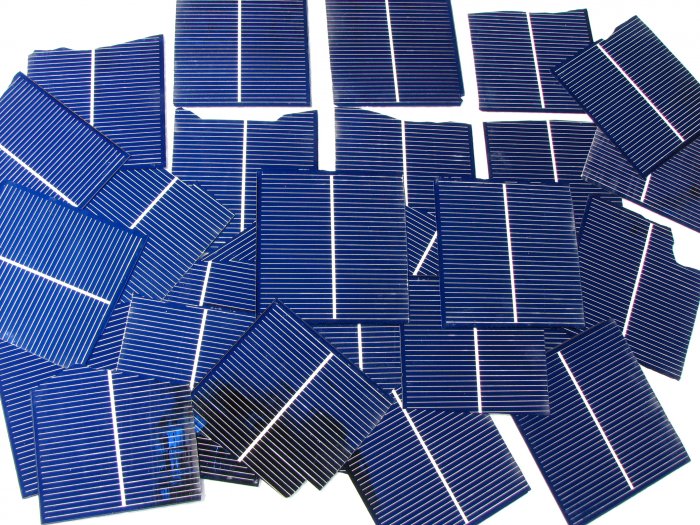 SOLAR CELLS 25 + 3"x3" BROKEN for Making solar panels