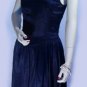BLACK Cocktail Prom GOWN SEQUINS Ballerina DRESS M 34 Bust
