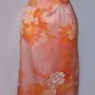 Vintage Hawaii Honolulu Sherbert Sun Maxi Dress Sz 12 B 38