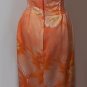 Vintage Hawaii Honolulu Sherbert Sun Maxi Dress Sz 12 B 38