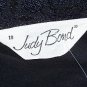 Judy Bond Vintage 60s Black Lace Blouse Top M Bust 40