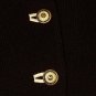 ST JOHN COLLECTION BY MARIE GRAY SANTANA KNIT JACKET BLACK CREAM SZ 2 Bust 36