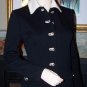 ST JOHN COLLECTION BY MARIE GRAY SANTANA KNIT JACKET BLACK CREAM SZ 2 Bust 36