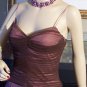 Betsey Johnson Rose Cocoa Ruched Cocktail Party Dress Size 8
