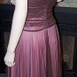 Betsey Johnson Rose Cocoa Ruched Cocktail Party Dress Size 8