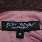 Betsey Johnson Rose Cocoa Ruched Cocktail Party Dress Size 8