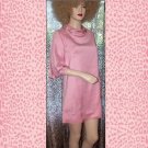 Chic Mod 60s Mini Beaded Sequined Pink Dress