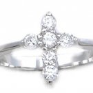 Cross CZ Ring