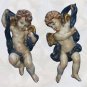 Wall Hanging cherub angels Antique Style
