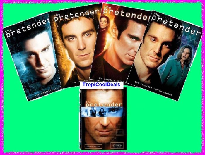 THE PRETENDER: THE COMPLETE SERIES - SEASONS 1-4 1 2 3 4 plus 2 MOVIES