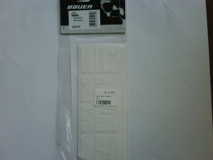 Bauer Helmet Stickers Free S/H