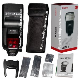 Canon Speedlite 580EX MK II 2 Flash Free Shipping to USA Canada UK Europe Worldwide