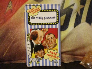 Kiddy Popcorn Classics The Three Stooges Volume 1 VHS 1989