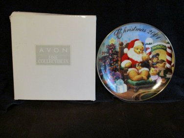 A Visit From Santa - 2001 Christmas Plate