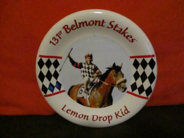 131st Belmont Stakes Lemon Drop Kid Commemarative Plate