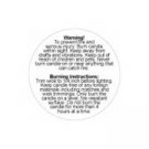 Warning Labels 1.25 Inch 50pc. roll