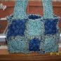 BLUE BEACH BAG HAND BAG