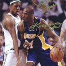 KOBE BRYANT & PAUL PIERCE NBA FINALS SIGNED PHOTO