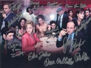 THE SOPRANOS RARE CAST SIGNED