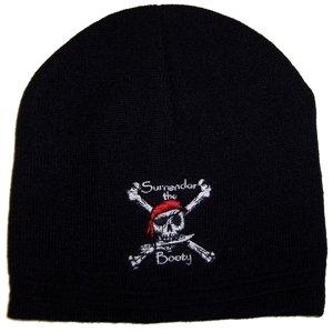 Surrender The Booty! - Pirate Knit Cap by Flapin Flags