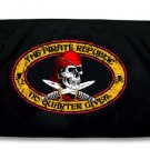 12x18 Pirate Republic Flag - Made in the USA!