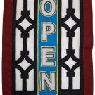 Commercial Retail Store - OPEN - Banner Sign with Screen Design 28x40