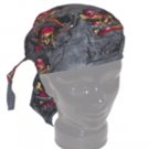 Skulls and Pistols - Pirate / Biker Skull Bandana / Headwrap / Do-Rag