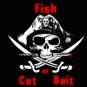 Fish or Cut Bait 3x5 Pirate flag - Boat/Motorcycle
